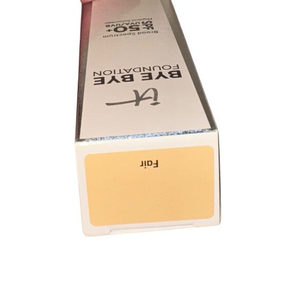 IT Cosmetics Bye Bye Foundation Full Coverage Moisturizer SPF 50 Fair 2027 EXP - Picture 3 of 6